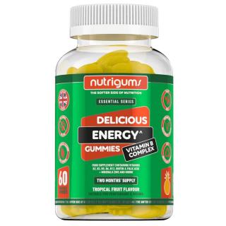Nutrigums Energy B vitamin komplex, 60 db zselés cukorka  Étrend-kiegészítő