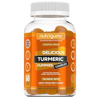 Nutrigums kurkuma komplex, kurkuma kivonat, 60 zselés cukorka  Étrend-kiegészítő