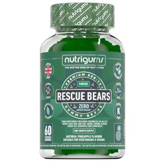 Nutrigums Rescue Bears, stresszoldó, 60 zselés cukorka  Étrend-kiegészítő