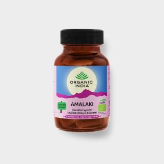 Organic India Amalaki antioxidant s přírodním vitaminem C 60 kapslí