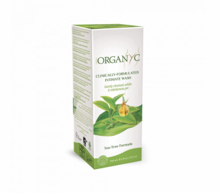 Organyc - Tusfürdő érzékeny bőrre és intim higiéniára teafával, BIO 250 ml