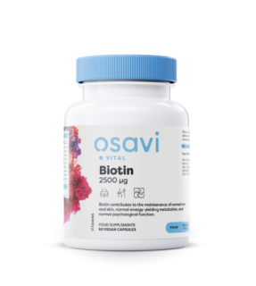 Osavi Biotin, 2500 mcg, 60 Növényi kapszula