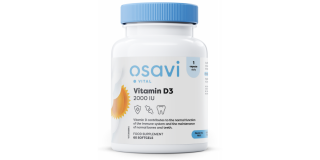 Osavi D3-vitamin, 2000 NE, 60 db lágyzselé kapszula  Étrend-kiegészítő