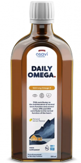 Osavi Daily Omega 3, Omega 3, 1600 mg, citrom ízű, 250 ml  Étrend-kiegészítő