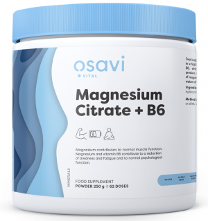 Osavi Magnézium-citrát + B6, 250 g  Étrend-kiegészítő
