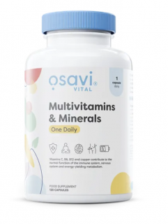 Osavi Multivitaminok és ásványi anyagok, Multivitamin ásványi anyagokkal, 120 kapszula