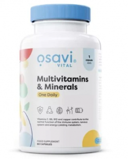 Osavi Multivitaminok és ásványi anyagok, Multivitamin ásványi anyagokkal, 60 kapszula