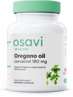 Osavi Oregano Oil Carvacrol, oregánó olaj, 180 mg, 60 db bélben oldódó lágyzselé kapszula  Étrend-kiegészítő