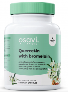 Osavi Quercetin Bromelainnel, Quercetin Bromelainnel, 60 db növényi kapszula  Étrend-kiegészítő