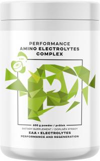 Performance Amino Electrolytes Complex, EAA + Elektrolitok, 600g  12 aminosavból álló komplex EAA + elektrolitok a sportolás során Íz: Kiwi