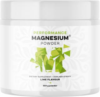 Performance Magnesium® por (magnézium-biszglicinát), 550 g  MagChel® német minőségi szerves magnézium, 375 mg elemi magnézium adagonként Íz: Lime