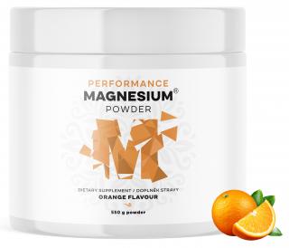 Performance Magnesium® por (magnézium-biszglicinát), 550 g  MagChel® német minőségi szerves magnézium, 375 mg elemi magnézium adagonként Íz: Narancs