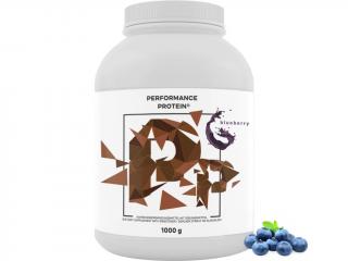 Performance Protein, natív tejsavófehérje, áfonya  Natív tejsavófehérje kolosztrummal és kollagénnel, étrend-kiegészítő Tömeg: 1000 g