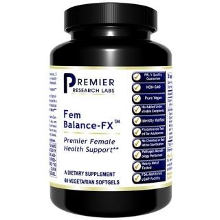 PRL Fem Balance-FX, menstruációs ciklus támogatás, 60 db gyógynövény kapszula