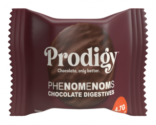 Prodigy Phenomenoms Chocolate Digestive keksz, csokis digestive keksz, 32 g