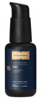 Quicksilver Scientific D3K2, D3 és K2 vitaminok, csonttámogatás, nanoemulzió, 50 ml