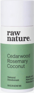 Raw Nature Natural dezodor, natúr dezodor, cédrusfa, rozmaring és kókusz, 50 g