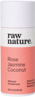 Raw Nature Natural dezodor, natúr dezodor, rózsa, jázmin, kókusz, 50 g