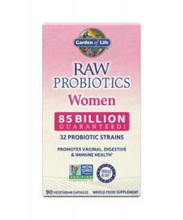 RAW Probiotikumok nőknek, 85 mld. CFU, 32 probiotikus törzs, 90 növényi kapszula