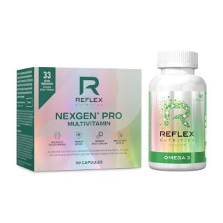 Reflex Nexgen® PRO Multivitamin 90 kapszula ÚJ + Omega 3 90 kapszula INGYEN