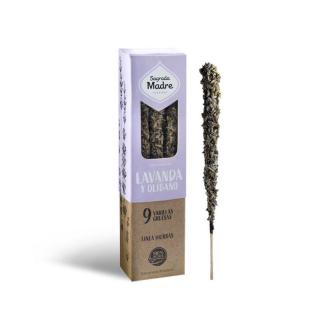 Sagrada Madre - Füstölőrudak Lavender & Incense, 9 db