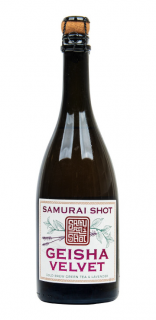 Samurai Shot - Geisha Velvet - Green Tea & Lavender, szénsavas ital, 750 ml