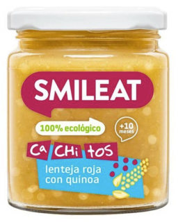 Smileat köret quinoa vöröslencsével és zöldségekkel extra szűz olívaolajjal, 10M+, BIO, 230 g