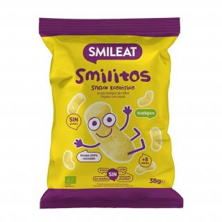 Smileat kukorica chips extra szűz olívaolajjal 8M+, BIO, 38 g