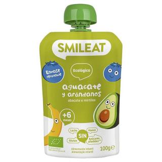Smileat tasak alma, banán, avokádó és áfonya 6M+, BIO, 100 g