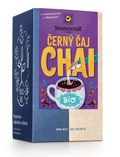 Sonnentor - Chai fekete tea, adagolt tea, BIO, 18 db  *CZ-BIO-002 tanúsítvány