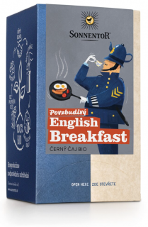 Sonnentor - Élénkítő angol reggeli, bio filteres tea, 18 db  *CZ-BIO-002 tanúsítvány