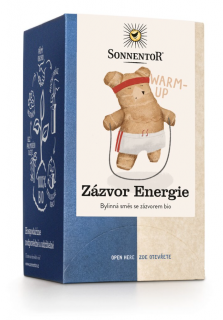Sonnentor - Ginger Energy, adagolt tea, BIO, 18 db  *CZ-BIO-002 tanúsítvány