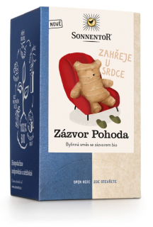 Sonnentor - Ginger Pohoda, adagolt tea, BIO, 18 db  *CZ-BIO-002 tanúsítvány