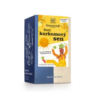 Sonnentor - Golden Turmeric Dream, teafilter, bio, 18 db  *CZ-BIO-002 tanúsítvány