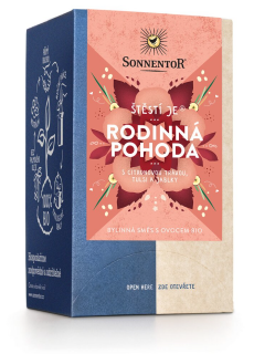 Sonnentor - Happiness is® családi jólét, teafilter, bio, 18 db  *CZ-BIO-002 tanúsítvány