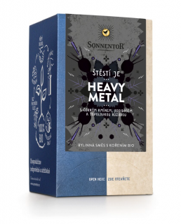 Sonnentor - Happiness is® Heavy Metal, teászsákok, bio, 18 db  *CZ-BIO-002 tanúsítvány