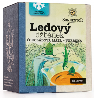 Sonnentor - Ice Mug® Csokis-mentás - Verbénás filteres tea, bio, 16 db  *CZ-BIO-002 tanúsítvány
