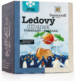 Sonnentor - Jégkancsó® narancsos - bazsalikomos, bio filteres tea, 16 db  *CZ-BIO-002 tanúsítvány
