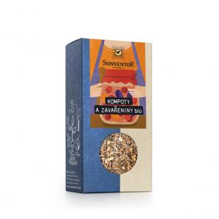 Sonnentor Kompótok és befőttek, fűszerkeverék, bio, 55 g  *CZ-BIO-002 tanúsítvány