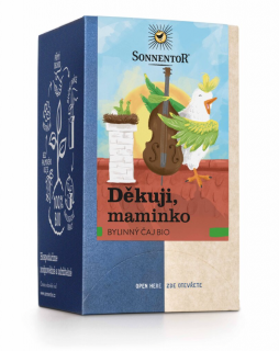 Sonnentor - Köszönöm, anya, teászacskó, bio, 18 db  *CZ-BIO-002 tanúsítvány