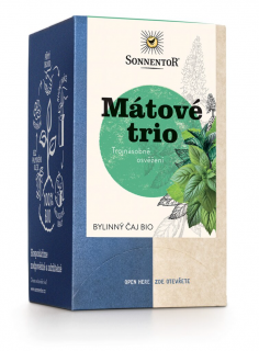 Sonnentor - Mint trió, teászacskós, bio, 18 db  *CZ-BIO-002 tanúsítvány