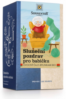 Sonnentor - Napköszöntő nagymamának, teászsákok, bio, 18 db  *CZ-BIO-002 tanúsítvány