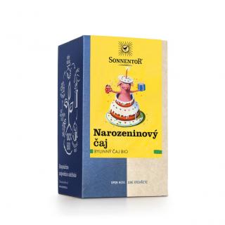 Sonnentor - Születésnapi tea, bio, 18 db  *CZ-BIO-002 tanúsítvány