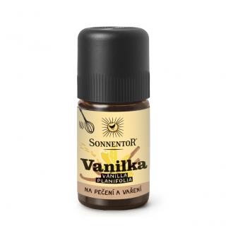 Sonnentor vanília kivonat, illóolaj, BIO, 5 ml  *CZ-BIO-002 tanúsítvány