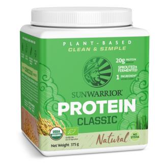 Sunwarrior Protein Classic BIO Natural, 375 g  Étrend-kiegészítő