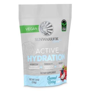 Sunwarrior Sport Active Hydration, aktív hidratáló kókusz és erdei gyümölcsök, 210 g