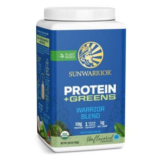 Sunwarrior Warrior Blend organikus fehérje + zöldek, ízesítetlen, 750 g