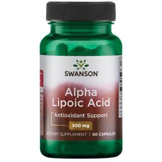 Swanson Alpha Lipoic Acid, Alfa-liponsav, 300 mg, 60 kapszula