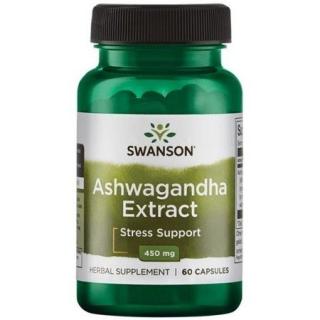 Swanson Ashwagandha kivonat 450 mg, 60 kapszula