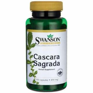 Swanson Cascara Sagrada (Pursh's Buckthorn), 450 mg, 100 kapszula